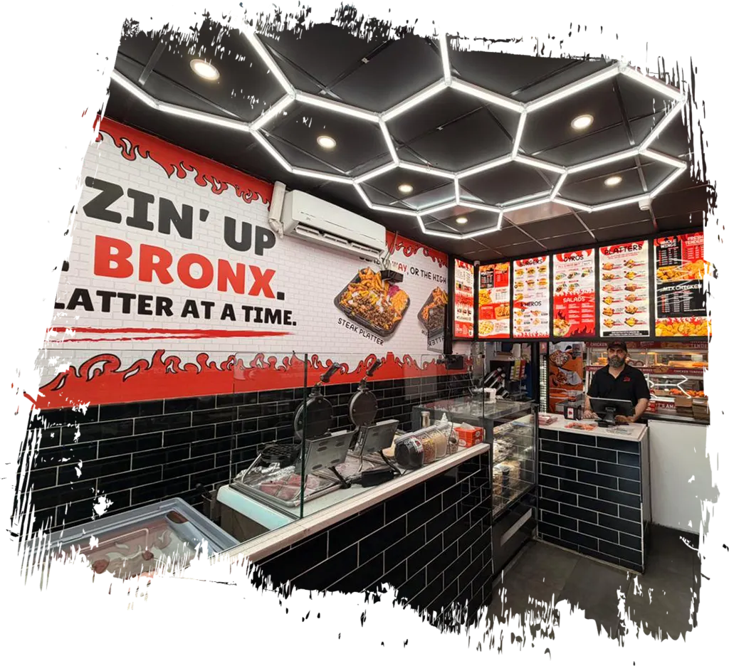 Blazin Chicken & Gyro on E 167th St in the Bronx